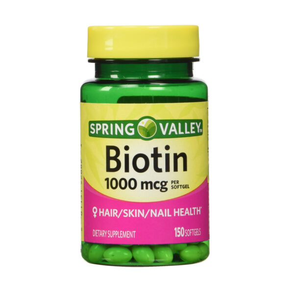 spring valley biotin 1000 mcg dietary supplement