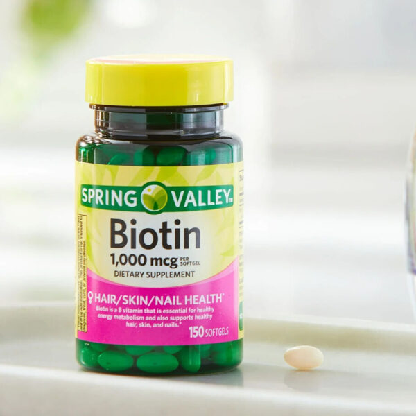 spring valley biotin 1000 mcg dietary supplement - Image 2