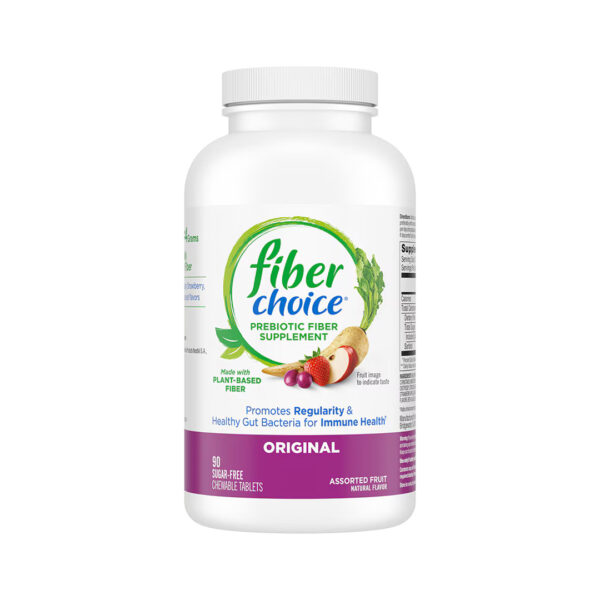 Fiber Choice Preciotic Fiber Supplement 90 Sugar Free Chewable Tablets